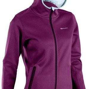 Sugio Ignite Hoodie Jacket Full Zip Purple Light Blue Size Small